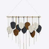 Hand-Woven Feather Macrame Wall Hanging - Crazy Like a Daisy Boutique