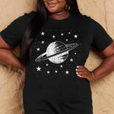 Simply Love Full Size Planet Graphic Cotton T-Shirt - Crazy Like a Daisy Boutique #