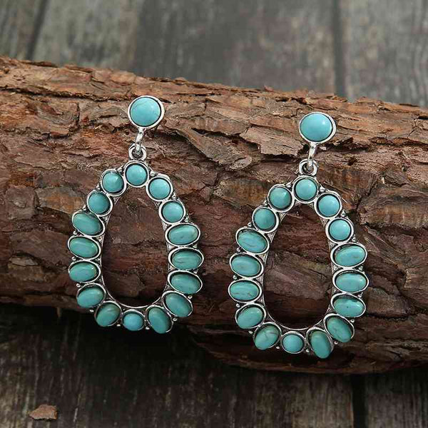 Artificial Turquoise Earrings - Crazy Like a Daisy Boutique #
