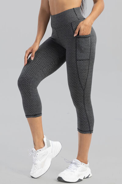 Contrast Stitching High Waist Active Pants - Crazy Like a Daisy Boutique #
