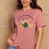 Simply Love Full Size MAY YOU STAY IN GOOD SPIRIT Graphic Cotton T-Shirt - Crazy Like a Daisy Boutique