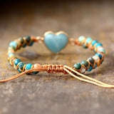 Heart Shape Beaded Bracelet - Crazy Like a Daisy Boutique #