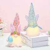 Easter Sequin Pointed Hat Faceless Gnome - Crazy Like a Daisy Boutique #