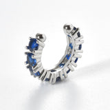 Inlaid Zircon Single Cuff Earring - Crazy Like a Daisy Boutique
