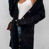Cable-Knit Button Down Cardigan with Pockets - Crazy Like a Daisy Boutique #
