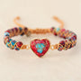 Handmade Heart Shape Natural Stone Bracelet - Crazy Like a Daisy Boutique #