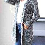 Heathered Open Front Cardigan with Pockets - Crazy Like a Daisy Boutique