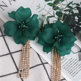 Flower Shape Acrylic Dangle Earrigs - Crazy Like a Daisy Boutique