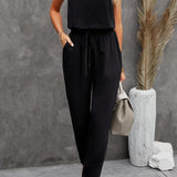 Spaghetti Strap Jumpsuit with Pockets - Crazy Like a Daisy Boutique