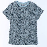 Animal Print Round Neck Short Sleeve T-Shirt - Crazy Like a Daisy Boutique #
