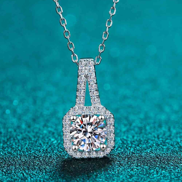 Moissanite 925 Sterling Silver Necklace - Crazy Like a Daisy Boutique #