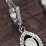 Opal Pear Shaped Drop Earrings - Crazy Like a Daisy Boutique