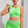 Color Block Sports Bra and Shorts Set - Crazy Like a Daisy Boutique #