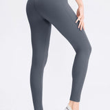 Slim Fit Wide Waistband Long Sports Pants - Crazy Like a Daisy Boutique