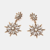 Zinc Alloy Star Shape Dangle Earrings - Crazy Like a Daisy Boutique