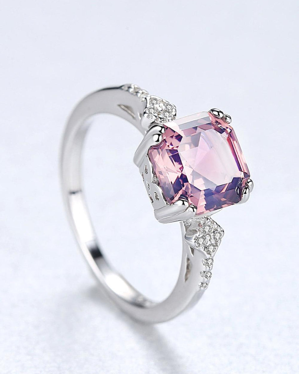 Morganite 925 Sterling Silver Ring - Crazy Like a Daisy Boutique