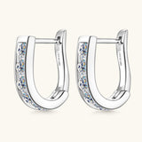 1 Carat Moissanite 925 Sterling Silver Earrings - Crazy Like a Daisy Boutique #