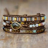 Handmade Triple Layer Beaded Bracelet - Crazy Like a Daisy Boutique #