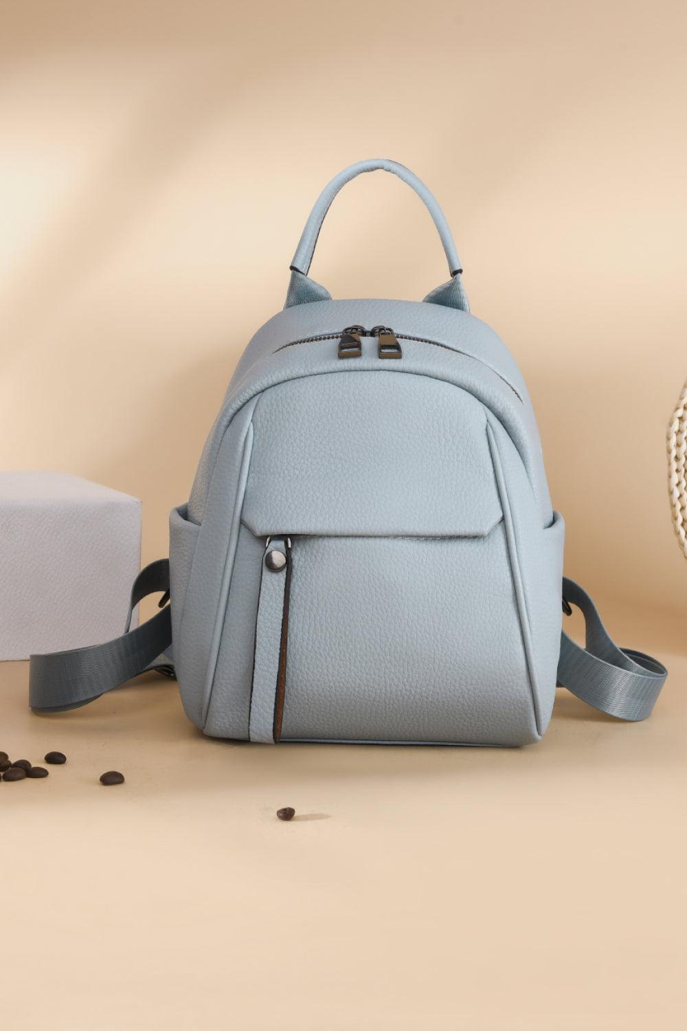 Small PU Leather Backpack - Crazy Like a Daisy Boutique #