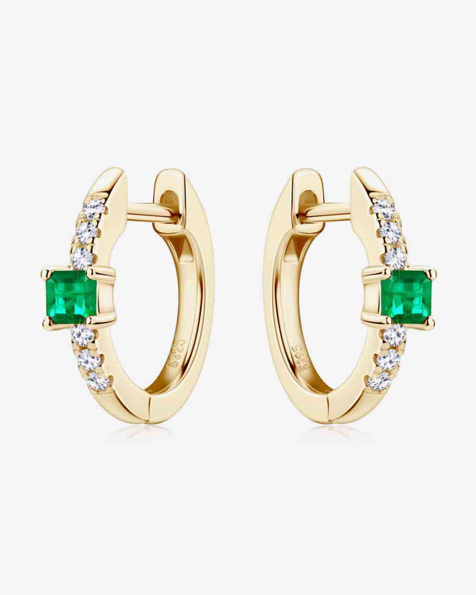 Lab-Grown Emerald Earrings - Crazy Like a Daisy Boutique