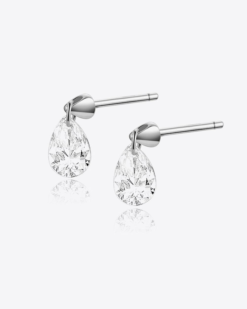 925 Sterling Silver Teardrop Earrings - Crazy Like a Daisy Boutique