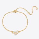 Zircon Bracelet 18K Gold Plated - Crazy Like a Daisy Boutique