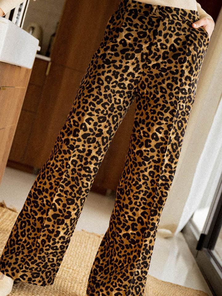Leopard Wide Leg Pants - Crazy Like a Daisy Boutique