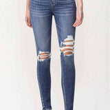 Lovervet Hayden Full Size High Rise Skinny - Crazy Like a Daisy Boutique
