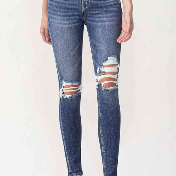 Lovervet Hayden Full Size High Rise Skinny - Crazy Like a Daisy Boutique