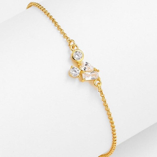 Zircon Bracelet 18K Gold Plated - Crazy Like a Daisy Boutique