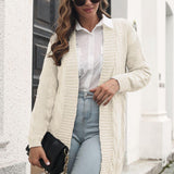 Open Front Cable-Knit Cardigan - Crazy Like a Daisy Boutique