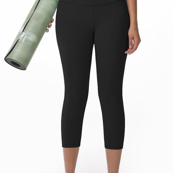Wide Waistband Active Leggings - Crazy Like a Daisy Boutique