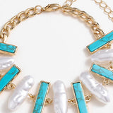 Turquoise Alloy Bracelet - Crazy Like a Daisy Boutique #