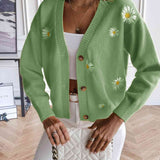 Floral Button Up Cardigan - Crazy Like a Daisy Boutique