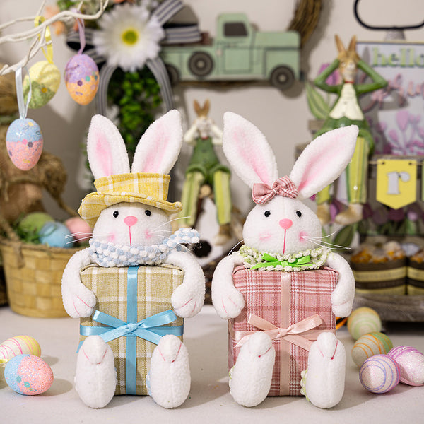 Easter Plaid Rabbit Doll - Crazy Like a Daisy Boutique #