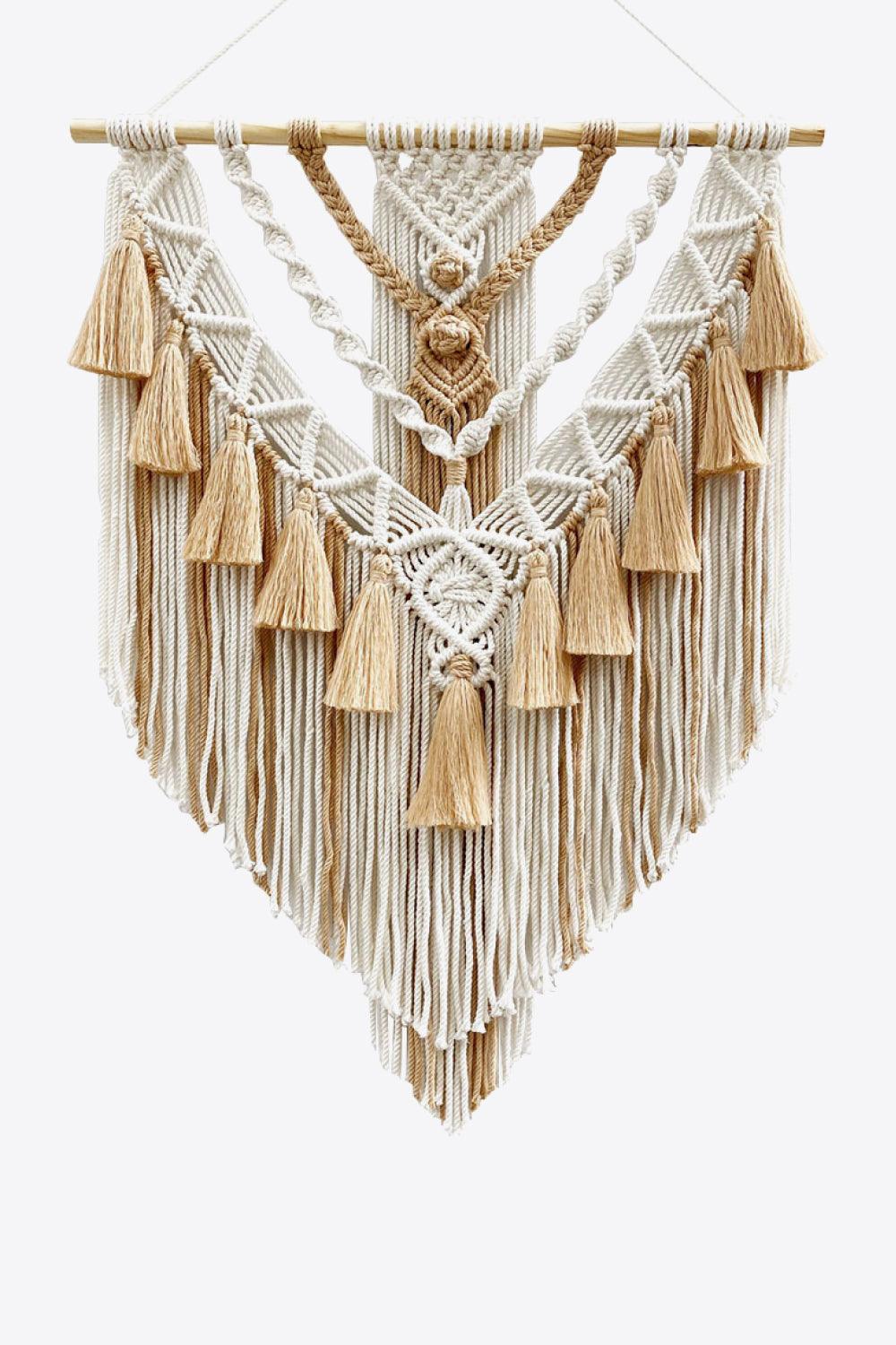 Two-Tone Macrame Wall Hanging - Crazy Like a Daisy Boutique #