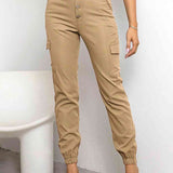 Button Fly Cargo Pants - Crazy Like a Daisy Boutique #