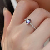 Amethyst 925 Sterling Silver Ring - Crazy Like a Daisy Boutique #