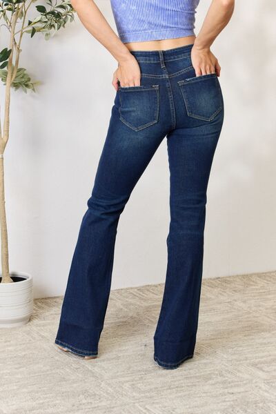 Kancan Full Size Slim Bootcut Jeans - Crazy Like a Daisy Boutique #