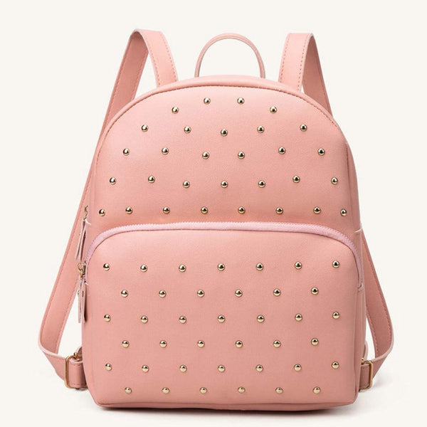 Studded PU Leather Backpack - Crazy Like a Daisy Boutique #