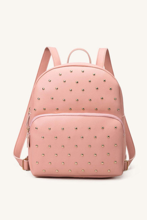 Studded PU Leather Backpack - Crazy Like a Daisy Boutique #