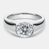 1.5 Carat Moissanite 925 Sterling Silver Ring - Crazy Like a Daisy Boutique #