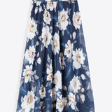 Full Size Floral Tie-Waist Skirt - Crazy Like a Daisy Boutique #