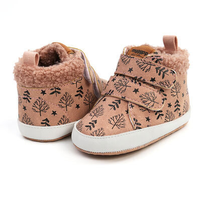 Fuzzy Velcro Kid Sneakers - Crazy Like a Daisy Boutique #