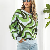 Round Neck Dropped Shoulder Sweater - Crazy Like a Daisy Boutique #