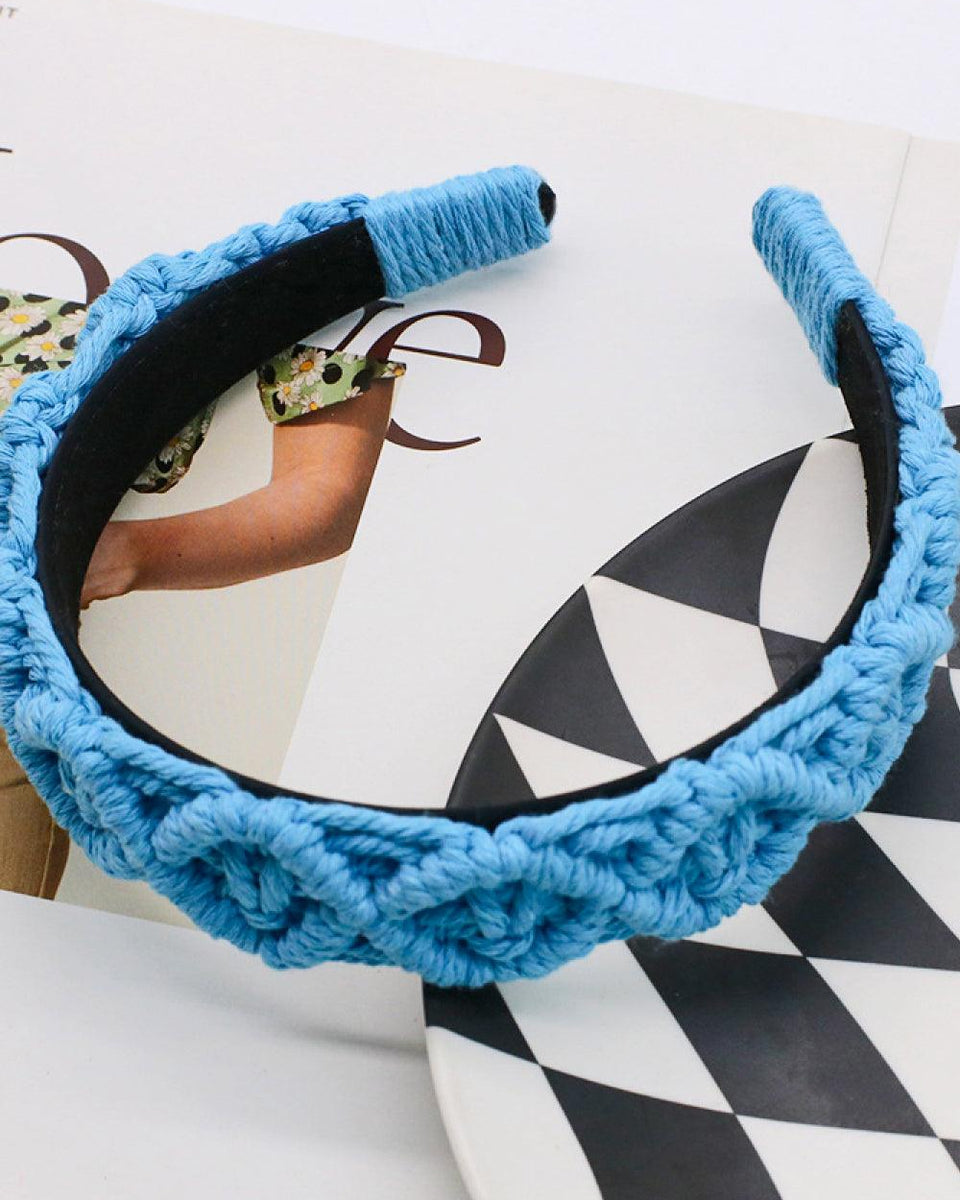 Can't Stop Your Shine Macrame Headband - Crazy Like a Daisy Boutique