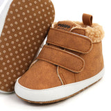 Fuzzy Velcro Kid Sneakers - Crazy Like a Daisy Boutique