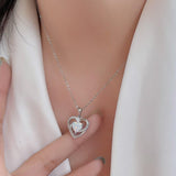 Opal Heart Pendant Necklace - Crazy Like a Daisy Boutique