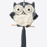 Hand-Woven Tassel Owl Macrame Wall Hanging - Crazy Like a Daisy Boutique #