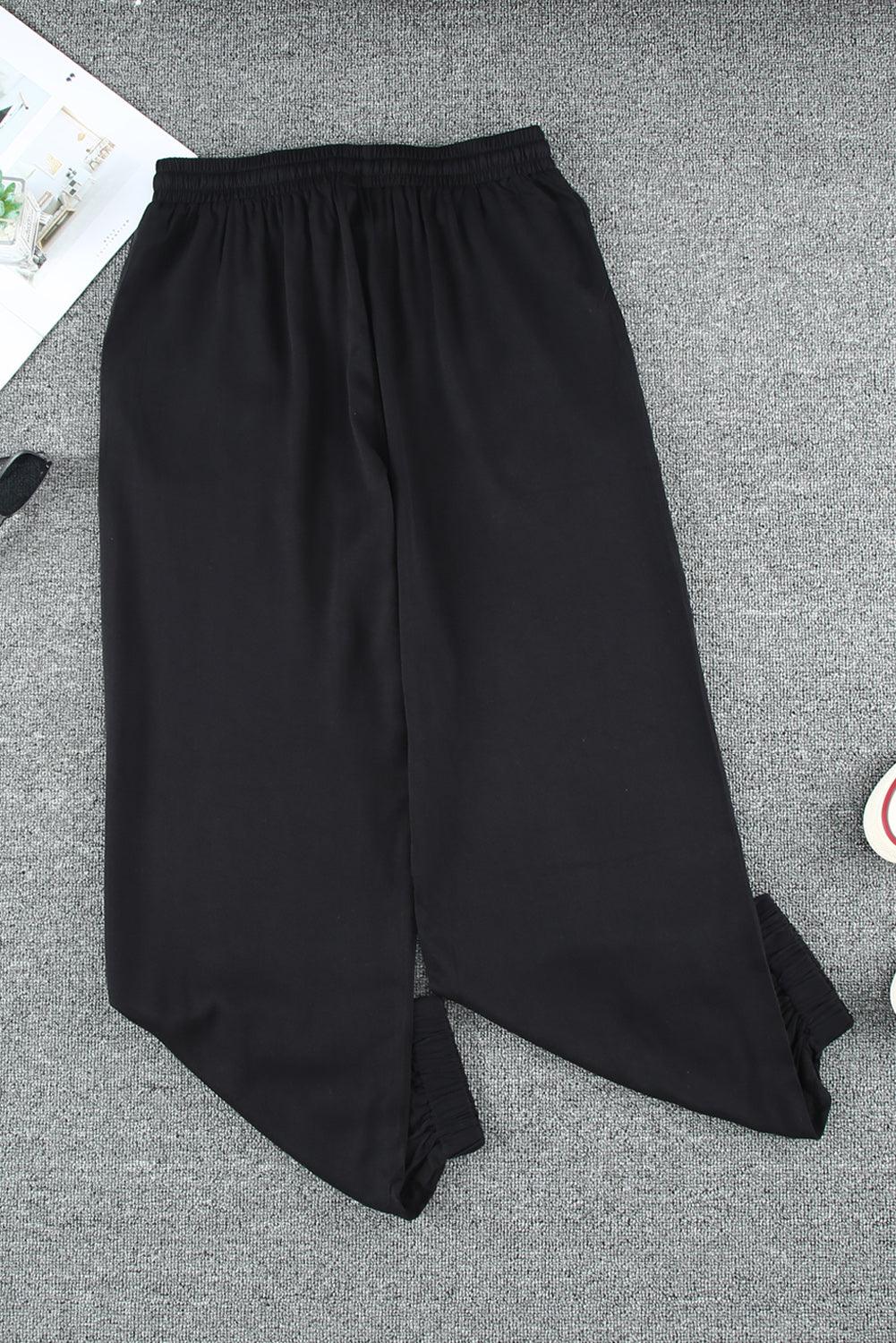 Drawstring Waist Joggers with Pockets - Crazy Like a Daisy Boutique